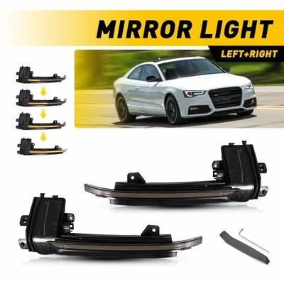 Indicador de espejo retrovisor LED secuencial para Audi A3 A4 A5 S5 RS3 RS4 Foto 1 de 4