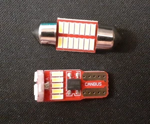 NEW!! CANbus LED Interior and/or Dome Vehicle Light Bulbs - NWOB - 5 Each Style - Picture 1 of 8