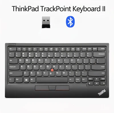 Lenovo ThinkPad TrackPoint Keyboard II Bluetooth or Wireless English -4Y40X49493 - Image 1 of 3