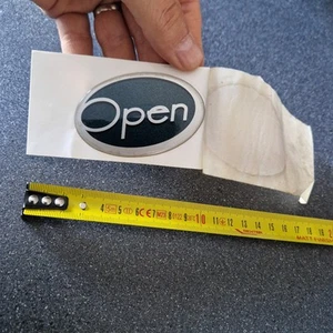 " OPEN  "  pour 106 PEUGEOT Logo Badge Emblème Sticker autocollant - Picture 1 of 8