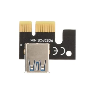 PCIe Riser Powered Adapterkarte 6-polig Kompatibel Mit 1X 4X 8X 16X PCIe-S NTS - Afbeelding 1 van 23