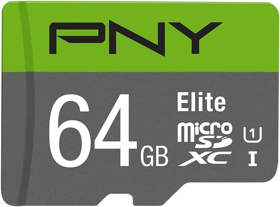 PNY Elite 64GB Microsdxc-Speicherkarte + Sd-Adapter, 100Mb/S Lesegeschwindigkeit - Bild 1 von 4