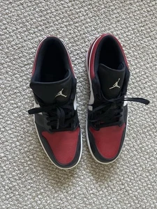Jordan 1 Low Bred Toe Men’s 14 - Picture 1 of 6