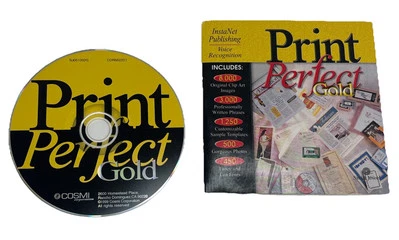 Print Perfect Gold DVD 30,000+ Clip Art Images and More - Image 1 of 4