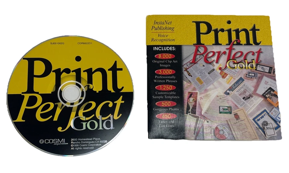 Print Perfect Gold DVD 30,000+ Clip Art Images and More - Image 1 of 4