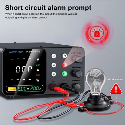 DC 0-30V 0-10A Adjustable Lab Power Supply Internal Memories Signal Sources - Image 1 of 4