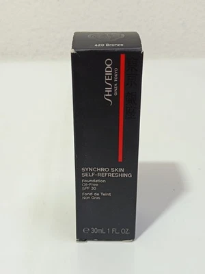 Shiseido Synchro Skin Self-Refreshing Foundation (30ml) 420 Bronze - Bild 1 von 4