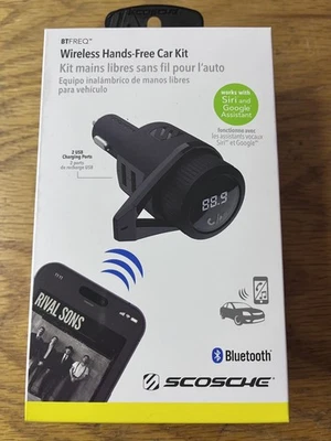 Scosche BTFREQ Wireless Hands-Free Car Kit (2 USB Charging Ports) - Image 1 of 4