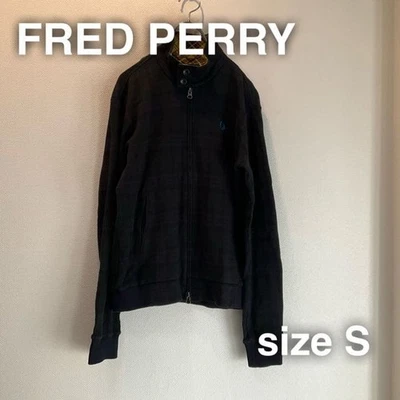 Blusa Fred Perry Vintage Check S algodón verde hecho en Japón - Imagen 1 de 4