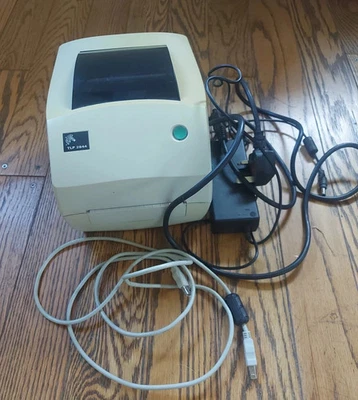 Zebra TLP2844 Thermal Transfer Label Printer with PSU USB 4x6" - Image 1 of 4