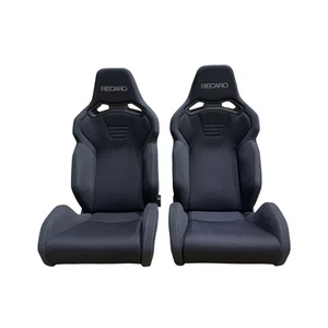 Genuine Recaro Seats SR-S BK100 Black/Black - Brand New (Pair) - Picture 1 of 5