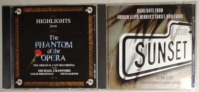 Phantom of the Opera & Sunset Boulevard Highlights From  2 CD's Sarah Brightman - Image 1 of 4