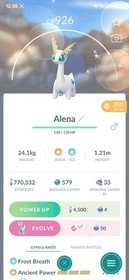 Pok&eacute;mon GO Shiny Amaura ✨️ Read Description 📚