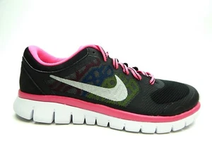 ZAPATOS NIKE YOUTH FLEX NEGRO ROSA BLANCO NIÑA - Imagen 1 de 9