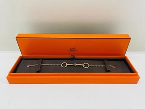 Hermes Filet d'Or Bracelet Diamond Pink Gold 18K K18PG Au750 311102 - Picture 1 of 14