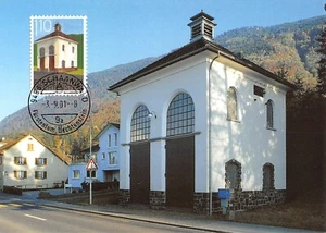 Maximumkarte FDC LIECHTENSTEIN Schaanwald 2001 September MK 194 n1 - Bild 1 von 2