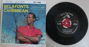 Harry Belafonte Sings of the Caribbean 45 RPM EP -1957 RCA - Picture 1 of 2