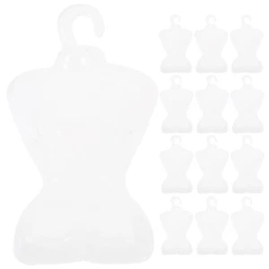  100Pcs Miniature Clothes Hanger Doll Garment Display Mannequin Dolls House - Picture 1 of 12