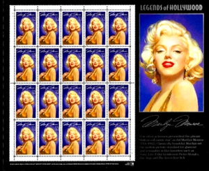 USA — Full Pane of 20 — 1995, Legends of hollywood / Marilyn Monroe #2967 / MNH - Picture 1 of 1