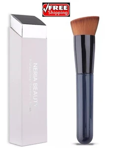 Foundation Brush, Flat Top Kabuki Foundation Brush for Liquid Makeup, Cream - Picture 1 of 8