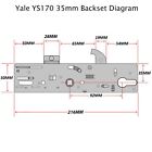 Yale Lockmaster YS170 Replacement Gearbox for Composite Door Lock 35mm or 45mm