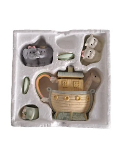 Enesco 1996 Precious Moments 270121 NOAH'S ARK MINI TEA SET- *Comes As Shown* - Picture 1 of 9
