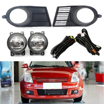 Arnés de cables de luz antiniebla delantera cubierta halógena faros antiniebla para Suzuki Swift 2005-2010 Foto 1 de 4