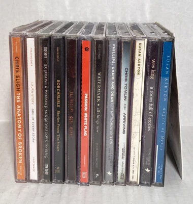 Contemporary Christian CD Lot Of 13 Worship Chris Tomlin Laura Story And More Foto 1 de 4