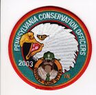 2003 PENNSYLVANIA CONSERVATION OFFICER OLLIE OTTER GAME COMM-MICHIGAN DEER PATCH