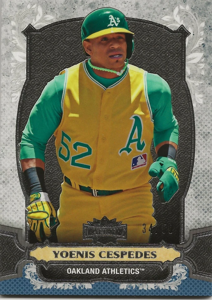 2014 Topps Triple Threads Yoenis Cespedes 34/50 Onyx Parallel #51 - Image 1 of 1