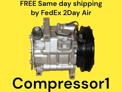 AC Compressor Fits  1988 1989 1990 1991 HONDA CIVIC, CRX 1.5, 1.6L - Image 1 of 2