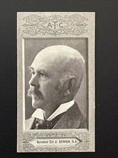 SIR J SYMON SA 1901 AMERICAN TOBACCO ATC CIGARETTE CARD AUST PARLIAMENT 
