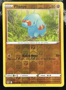 Juego de cartas coleccionables Pokémon Fanpy Silver Tempest 091/195 holograma inverso espada y escudo casi nuevo 2022 - Imagen 1 de 2
