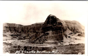 BOWMAN, NORTH DAKOTA - BAD LANDS - OLD REAL PHOTO POSTCARD - Picture 1 of 2