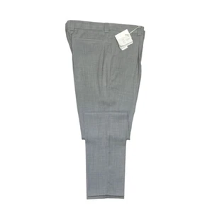 Brunello Cucinelli Men's Pants Size 38 / 54 Grey All Weather Wool Leisure Fit - Picture 1 of 6