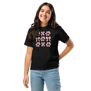 Youth classic tee Cherry Bows - Picture 1 of 8