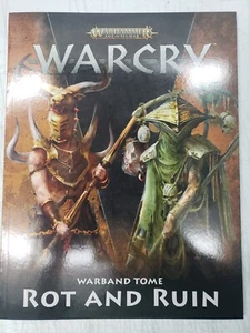 Warcry Rot and Ruin Warband Tomo, Heart of Ghur, Libro de reglas, GW, AOS - Imagen 1 de 3