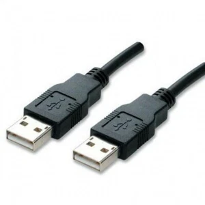 USB CABLE MALE TYPE MALE 1M FLAT JOINT EXTENSION PC NOTEBOOK PRINTER - Picture 1 of 3