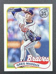 GREG MADDUX 2024 Topps Series 1 1989 Topps Baseball #89B-86 Atlanta Braves - Picture 1 of 2