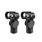 2Pcs Universal Microphone Mic Clip Holder for 17mm Mic Stand 15mm Thread Dia