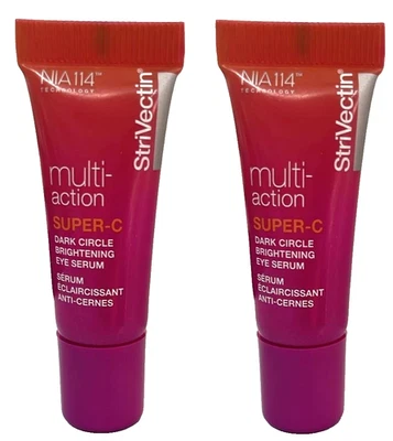 2x StriVectin Multi-Action Super-C Dark Circle Brightening Eye Serum 0.17 oz eac - Image 1 of 2