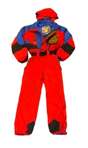 Obermeyer Vintage Boys One Piece Snow Suit Sz12/14 - Picture 1 of 3