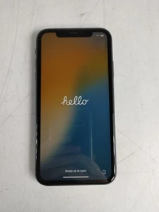 Apple IPHONE 11 A2111 64 GB Ios 18.3.1 Noir Verrouillé À Cricket Smartphone - Photo 1 sur 6