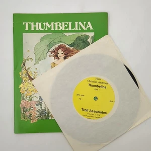 Thumbelina Paperback Book and Vinyl Record Read Along Hans Anderson 1979 - Bild 1 von 24