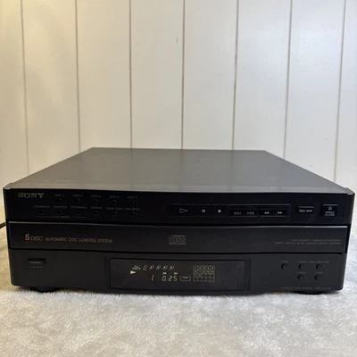 Sony CDP-C322M Compact Disc Multi-Player Changer -No Remote Pre Owned Tested - Image 1 of 4
