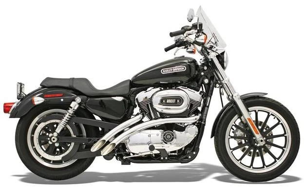 Sistema de escape Bassani barredoras radiales cromado #XL-FF12 Harley Davidson Sportster Foto 1 de 1