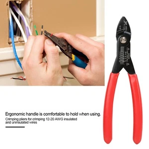 7in Professional Electrical Cable Stripping Crimping Tool Wire Stripper  - Picture 1 of 9