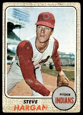 1968 Topps Steve Hargan Cleveland Indians #35 - Image 1 of 2