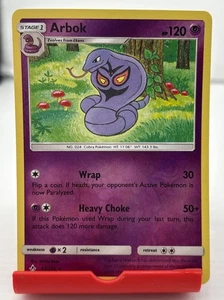 2019 Pokemon Unbroken Bonds Rare Arbok (Reverse Holo) #63/214. - Bild 1 von 7
