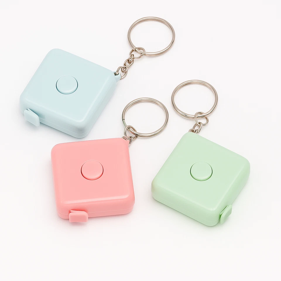 Mini Retractable Tape Measure Keychain – 150cm Pocket Measuring Tool Random - Image 1 of 1